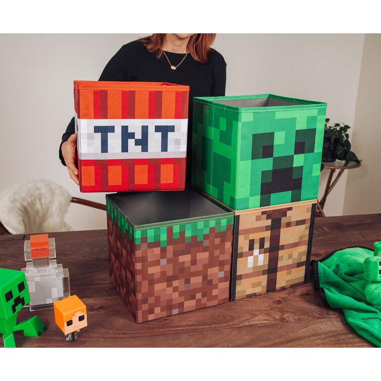 Minecraft 4 Piece Fabric Cube Set